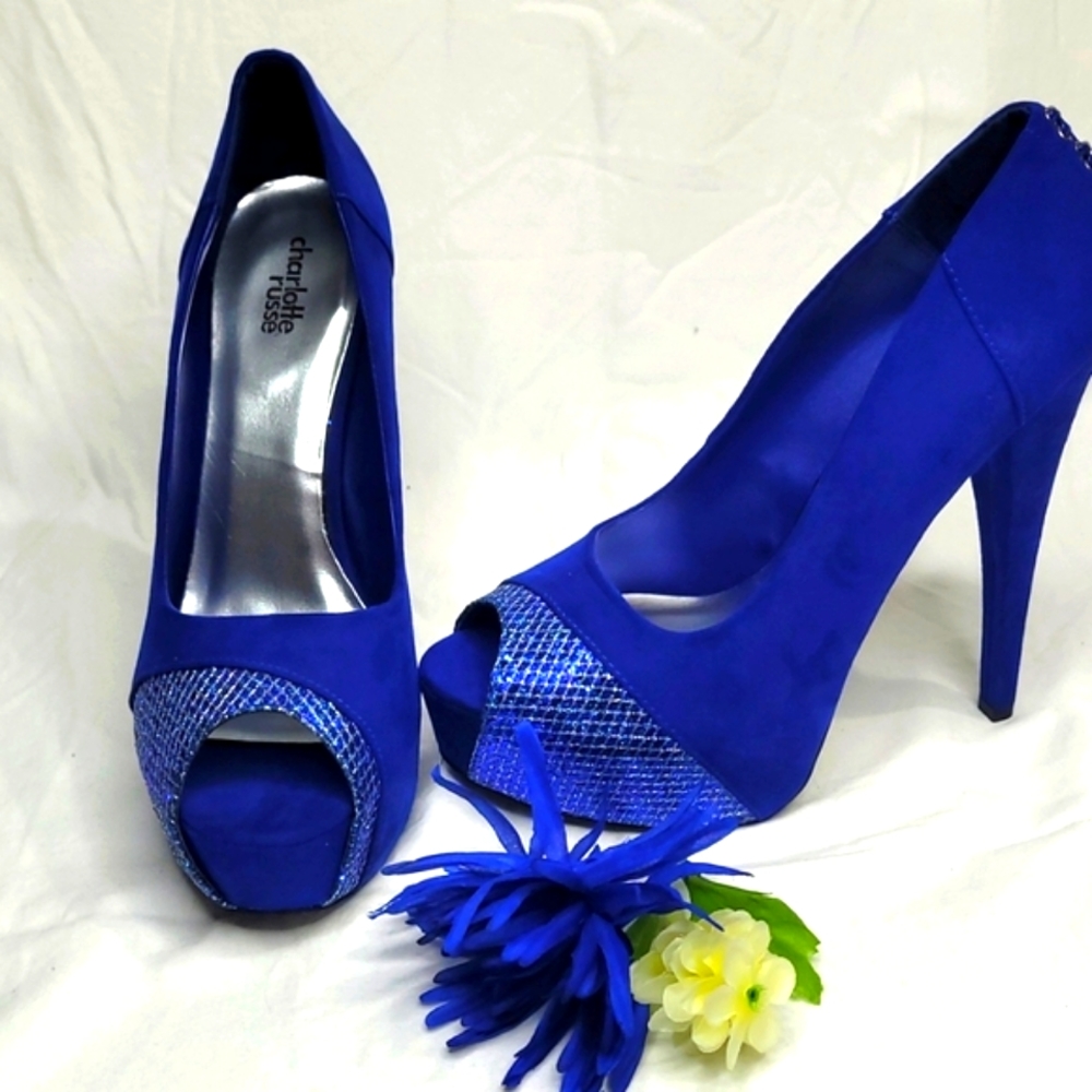 Charlotte Russe sz 10 Royal Blue